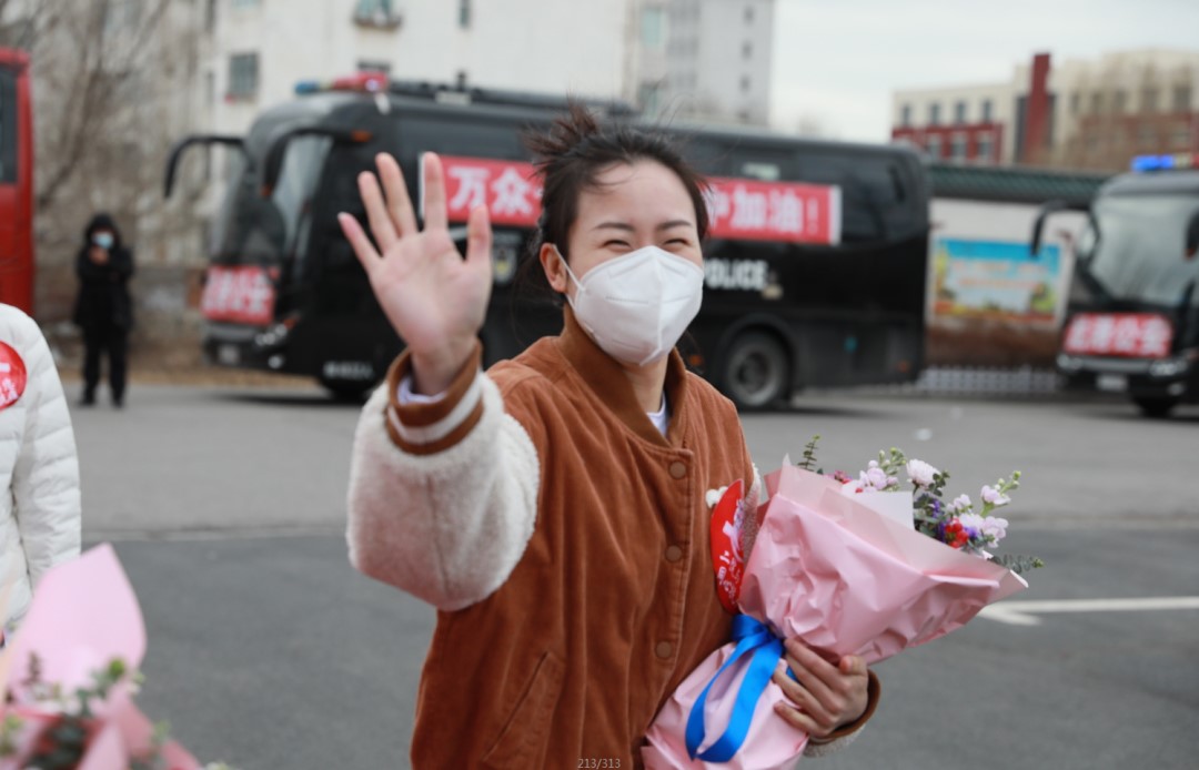 春暖花開，英雄歸來！葫蘆島市第二人民醫院支援綏中醫療隊凱旋而歸~(圖8)