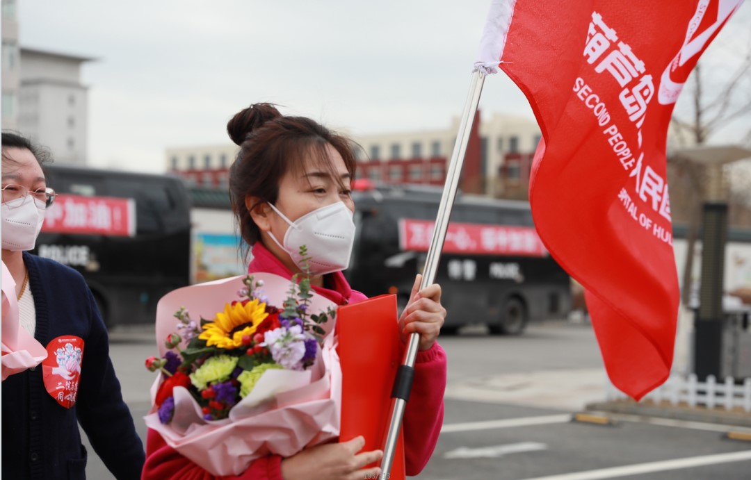 春暖花開，英雄歸來！葫蘆島市第二人民醫院支援綏中醫療隊凱旋而歸~(圖5)